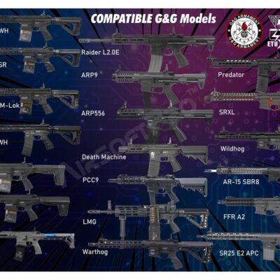 Alternative view of Speed Trigger Convertion dla G&G ARP9/556, CM16/TR16 G2 hairtrigger