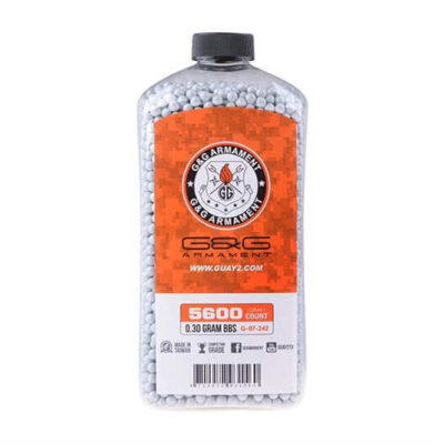 Butelka kulek precyzyjnych 0,30g (5600 kulek w butelce) - szare