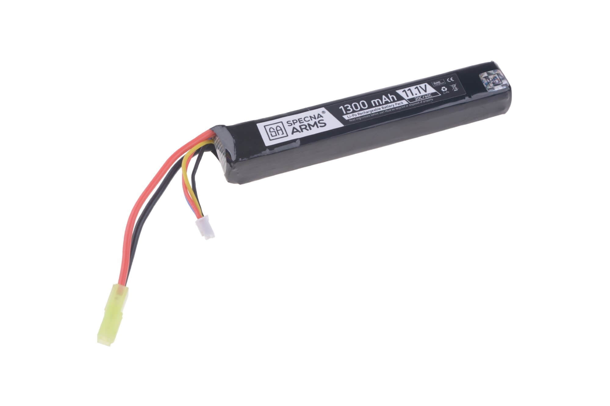 Akumulator LiPo 11,1V 1300mAh 20/40C SPE-06-022017 asgbox.pl Akumulator LiPo 11,1V 1300mAh 20/40C