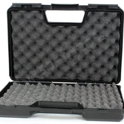 Plastikowa walizka na pistolet pistol case 30 x 20cm czarno-czerwona