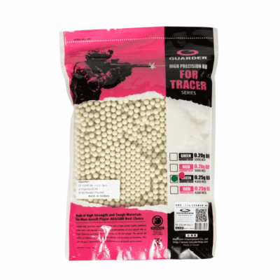 Kulki Guarder Zielone tracer 0,20g 5000 sztuk