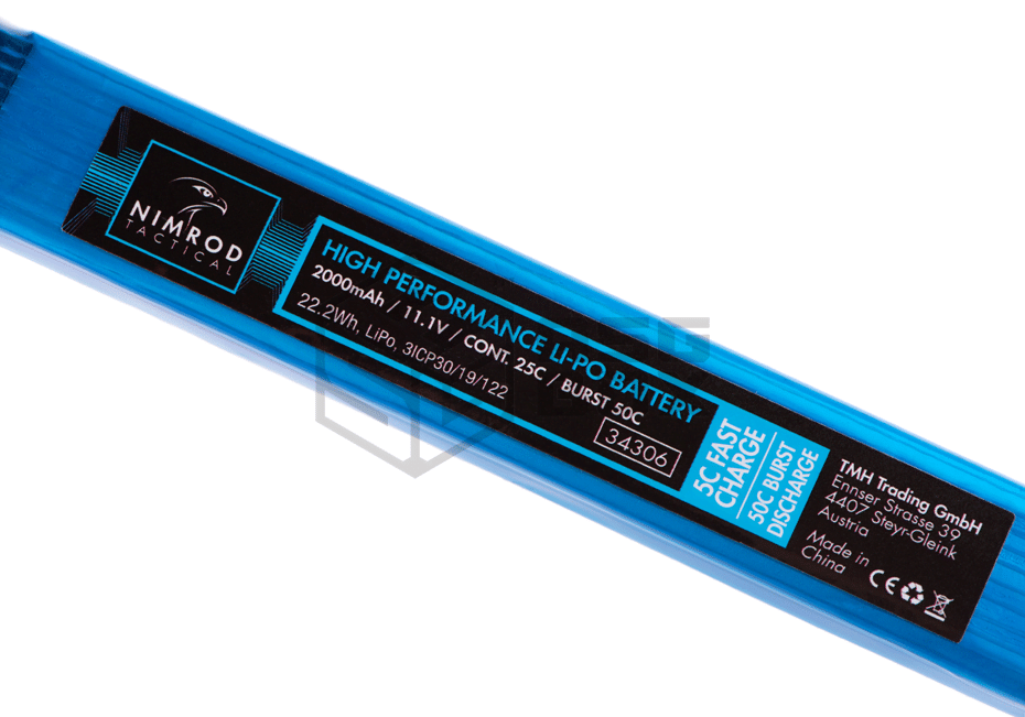 Lipo 11.1V Trójdzielne 25C 2000mAh 34306 asgbox.pl Lipo 11.1V Trójdzielne 25C 2000mAh - obrazek 3