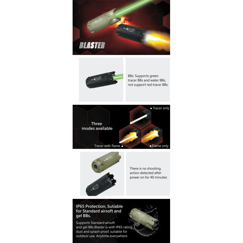 Tracer Acetech Blaster Tracer Unit (blast imitation) - Black PAT0600-B-541 asgbox.pl Tracer Acetech Blaster Tracer Unit (blast imitation) - Black - obrazek 3