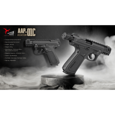 Alternative view of AAP01c Shinobi GBB Full Auto / Semi Auto