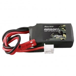 Lipo battery 7.4V 250mah 35C GensAce HPA