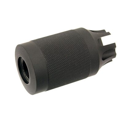 Alternative view of Kompensator flash hider CQB 556 Steel Airsoft 14mm CCW