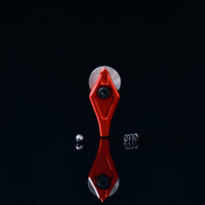 Selektor ognia M4/M16 v1 CNC Mancraft - czerwony