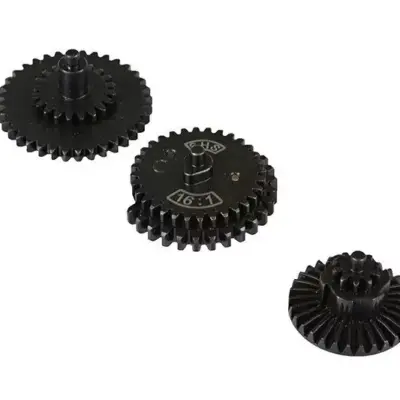 Komplet stalowych kół zębatych 16:1