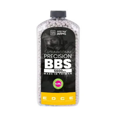 Kulki precyzyjne 0,28g Specna Arms EDGE ULTRA BIO - 5600 szt - białe - butelka