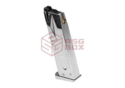 Tokyo Marui Magazine M92F Chrome GBB 26rds Silver - obrazek 2