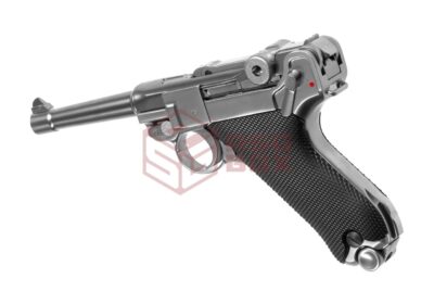 WE P08 Full Metal GBB Silver - obrazek 2