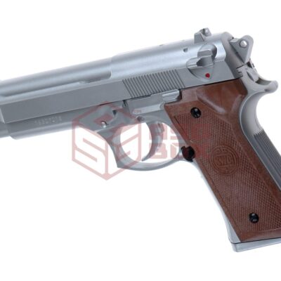 Alternative view of KWC M9 Silver Spring Gun Silver
