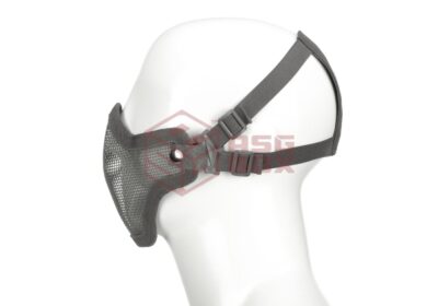 Invader Gear Steel Half Face Mask Grey - obrazek 2