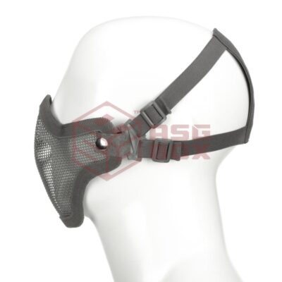 Alternative view of Invader Gear Steel Half Face Mask Grey