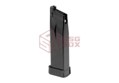 KJ Works Magazin Hi-Capa 6 GBB 28rds Black - obrazek 2