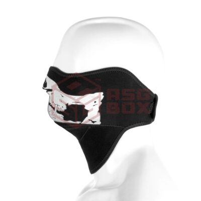 Alternative view of Invader Gear Death Head Neoprene Face Protector Black