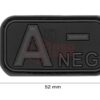 JTG Bloodtype Rubber Patch A Neg Blackops OD-TM-10173306400 20436 asgbox.pl