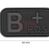 JTG Bloodtype Rubber Patch B Pos Blackops OD-TM-10173406400 20439 asgbox.pl