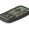 JTG Bloodtype Rubber Patch B Pos Forest OD-TM-10173421400 6997 asgbox.pl