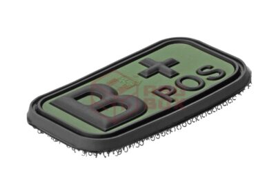 JTG Bloodtype Rubber Patch B Pos Forest - obrazek 3