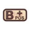 asgbox.pl - Bloodtype Rubber Patch B Pos JTG