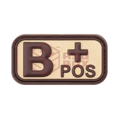 asgbox.pl - Bloodtype Rubber Patch B Pos JTG