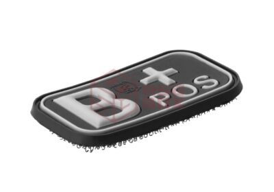 JTG Bloodtype Rubber Patch B Pos SWAT - obrazek 3