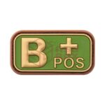 asgbox.pl - Bloodtype Rubber Patch B Pos JTG