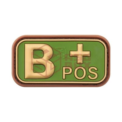 asgbox.pl - Bloodtype Rubber Patch B Pos JTG