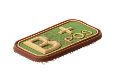 JTG Bloodtype Rubber Patch B Pos Multicam - obrazek 3