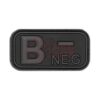 asgbox.pl - Bloodtype Rubber Patch B Neg JTG