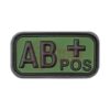 asgbox.pl - Bloodtype Rubber Patch AB Pos JTG