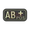 asgbox.pl - Bloodtype Rubber Patch AB Pos JTG