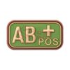 asgbox.pl - Bloodtype Rubber Patch AB Pos JTG