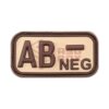 asgbox.pl - Bloodtype Rubber Patch AB Neg JTG