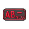asgbox.pl - Bloodtype Rubber Patch AB Neg JTG