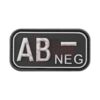 asgbox.pl - Bloodtype Rubber Patch AB Neg JTG