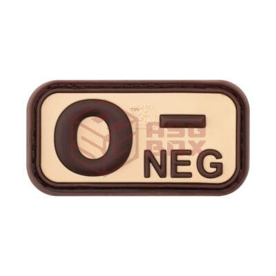 asgbox.pl - Bloodtype Rubber Patch 0 Neg JTG