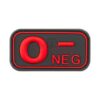 asgbox.pl - Bloodtype Rubber Patch 0 Neg JTG
