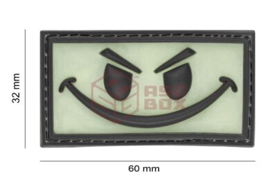 JTG Evil Smile Rubber Patch Glow Back - obrazek 2
