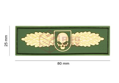 JTG SOF Skull Badge Rubber Patch Multicolor - obrazek 2