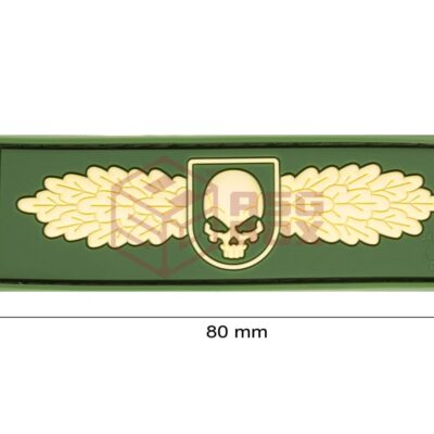 Alternative view of JTG SOF Skull Badge Rubber Patch Multicolor