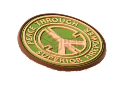 JTG Peace Rubber Patch Green - obrazek 2