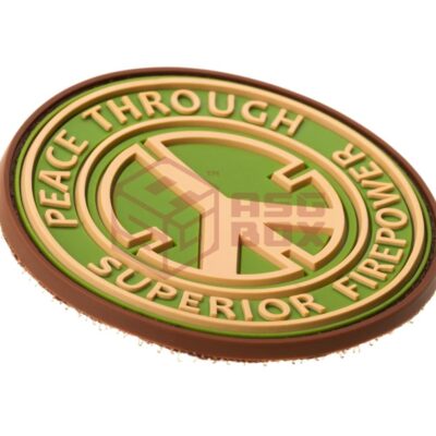 Alternative view of JTG Peace Rubber Patch Green