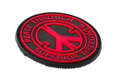 JTG Peace Rubber Patch Blackmedic - obrazek 2