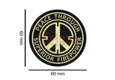 JTG Peace Rubber Patch Glow - obrazek 5