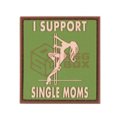 asgbox.pl - I Support Single Mums Rubber Patch JTG