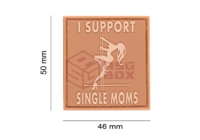 JTG I Support Single Mums Rubber Patch Desert - obrazek 2