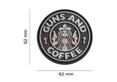 JTG Guns and Coffee Rubber Patch SWAT - obrazek 2
