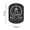 JTG Molon Labe Rubber Patch SWAT OD-TM-10175151700 6266 asgbox.pl